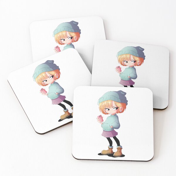 Aperçu de l'œuvre Jolie fille Chibi créée et vendue par Studio Kaos Designs.