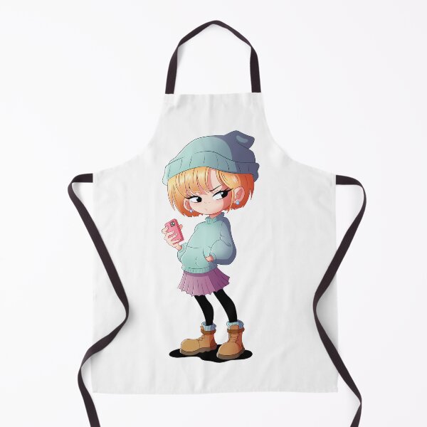 Aperçu de l'œuvre Jolie fille Chibi créée et vendue par Studio Kaos Designs.
