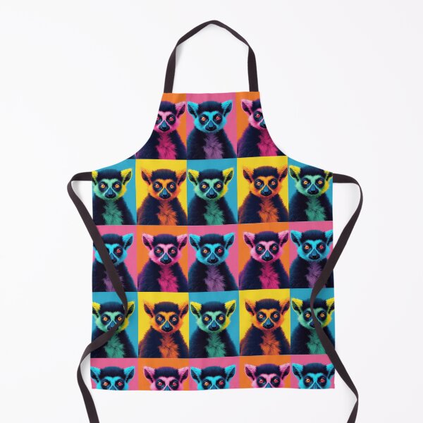 Item preview, Pop Art Lemur Quartet – Vibrant Retro Animal Wall Art designed and sold by DavisDesigns79.