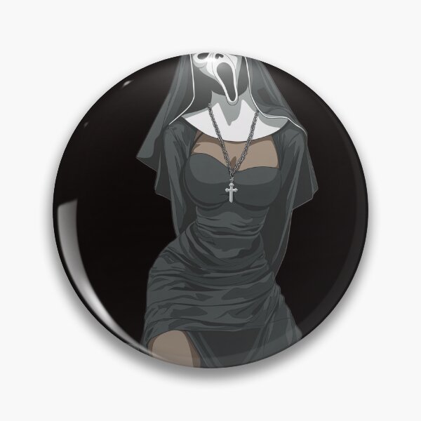 Item preview, spooky nun designed and sold by CursedbyLilith.