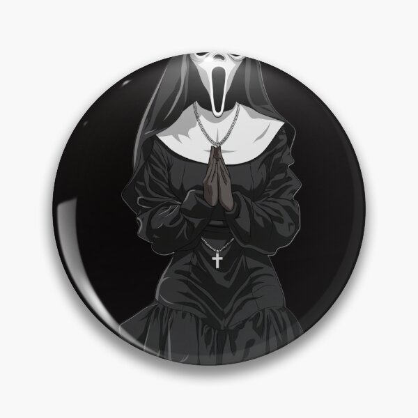 Item preview, spooky nun designed and sold by CursedbyLilith.