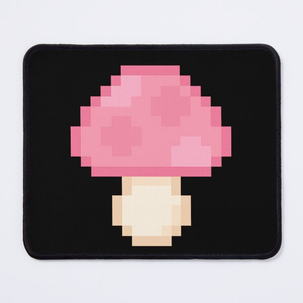 Item preview, Pixel Pink Mushroom – Cute Retro 8-Bit Fantasy Design designed and sold by AddictiveDesign.