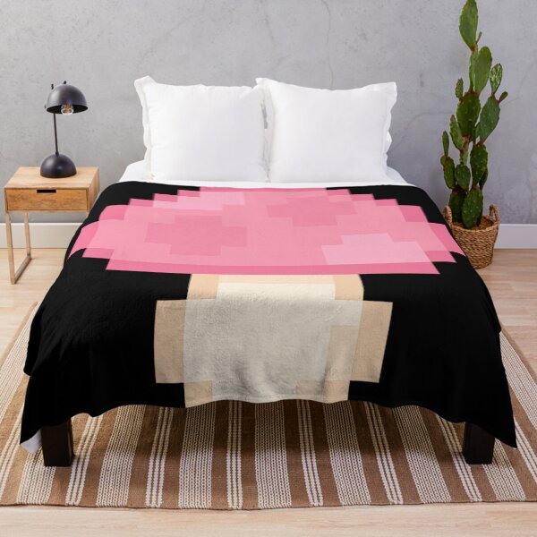 Item preview, Pixel Pink Mushroom – Cute Retro 8-Bit Fantasy Design designed and sold by AddictiveDesign.
