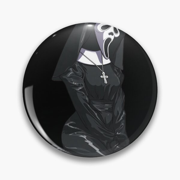 Item preview, spooky nun designed and sold by CursedbyLilith.