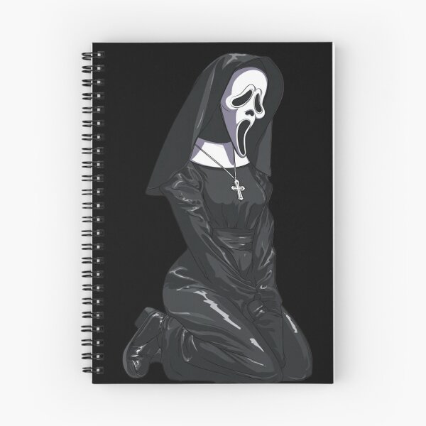 Item preview, spooky nun designed and sold by CursedbyLilith.