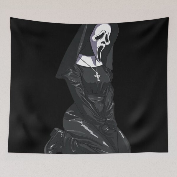 Item preview, spooky nun designed and sold by CursedbyLilith.