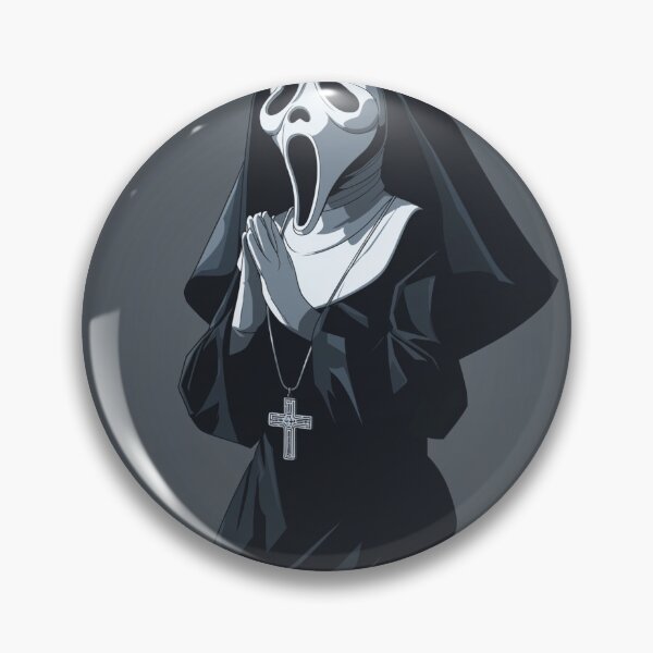 Item preview, spooky nun designed and sold by CursedbyLilith.