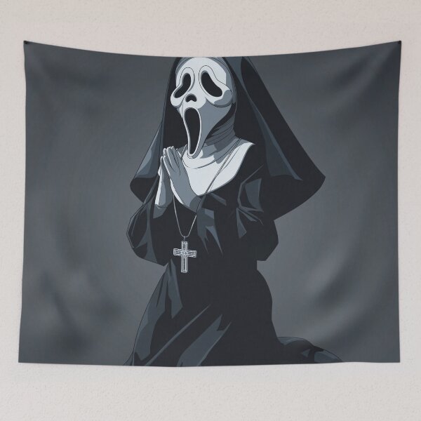 Item preview, spooky nun designed and sold by CursedbyLilith.
