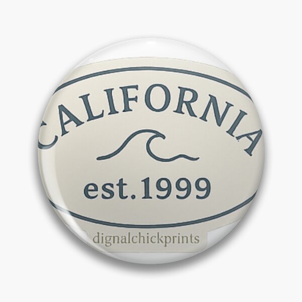 Item preview, California USA cutesy minimal sticker  designed and sold by Digitalchickart.