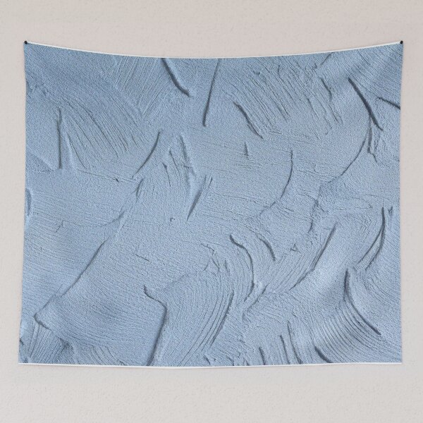 Item preview, Textured blue plaster wall pattern designed and sold by SassyArtistry.