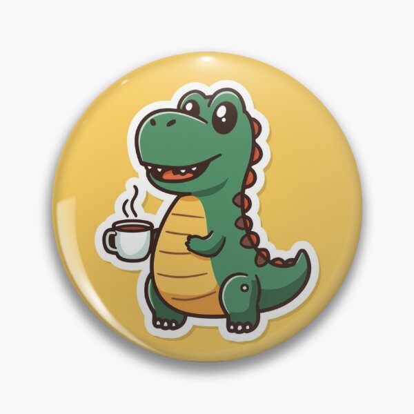 Item preview, A dark dinosaur drinking tea designed and sold by Mrcaja1518.