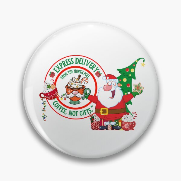 Item preview, “North Pole Express Coffee — ‘Coffee, No Gift’ Elf Delivery | Merry Elves Holiday  designed and sold by clickandmagic.