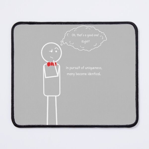 Item preview, From the wish to be unique — to actual identicals. designed and sold by ThinkMan.