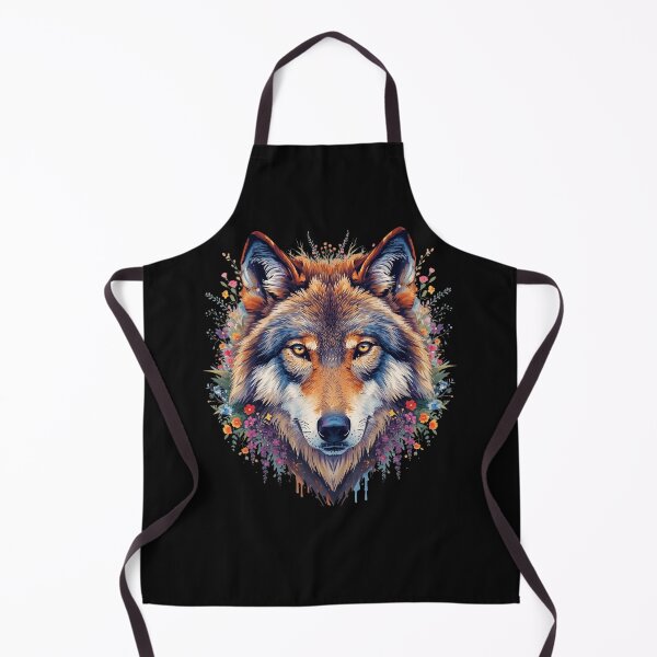 Artikelvorschau, Wolf mit Blume entworfen und verkauft von Newprojectart.