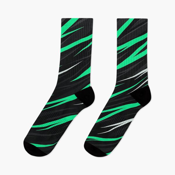 Item preview, Mint green and black racing stripes pattern designed and sold by SassyArtistry.