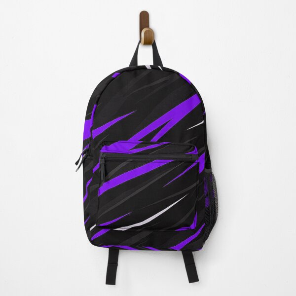 Item preview, Purple and black racing stripes pattern designed and sold by SassyArtistry.