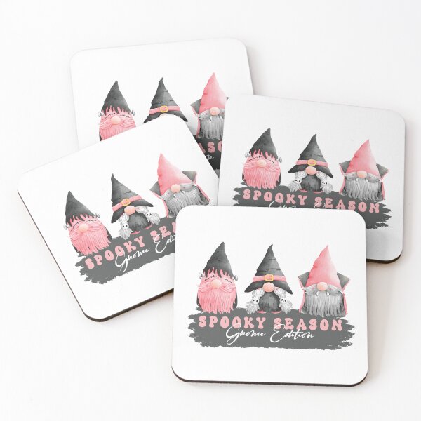 Item preview, Spooky Season Gnome Edition | Cute Halloween Gnomes in Pink & Black designed and sold by SingerNZ.