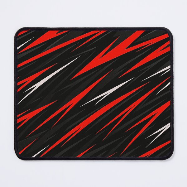Item preview, Red and black racing stripes pattern designed and sold by SassyArtistry.