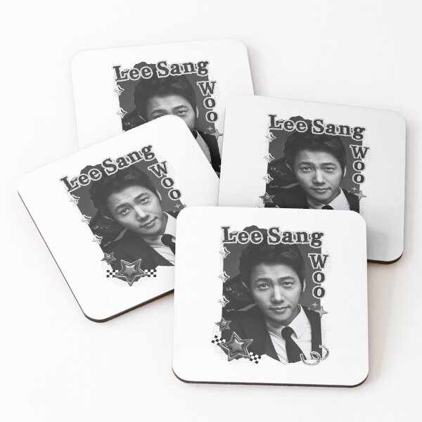 Item preview, Lee Sang-woo (이상우) Korean Actor Kdrama Black and White Collage Digital Art Portrait designed and sold by AJUNICE STUDIO.