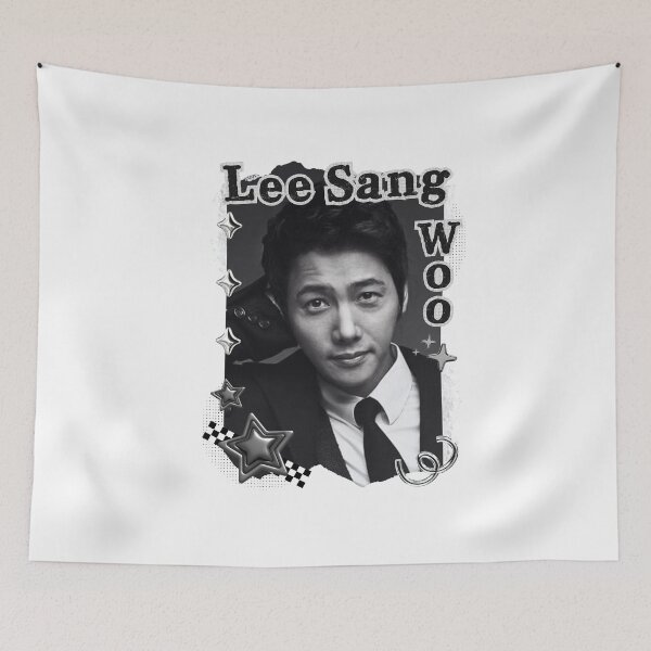 Item preview, Lee Sang-woo (이상우) Korean Actor Kdrama Black and White Collage Digital Art Portrait designed and sold by AJUNICE STUDIO.