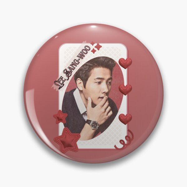 Item preview, Lee Sang-woo (이상우)) Korean Actor Kdrama Card Red Aesthetic Collage Design designed and sold by AJUNICE STUDIO.