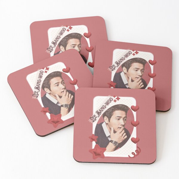 Item preview, Lee Sang-woo (이상우)) Korean Actor Kdrama Card Red Aesthetic Collage Design designed and sold by AJUNICE STUDIO.
