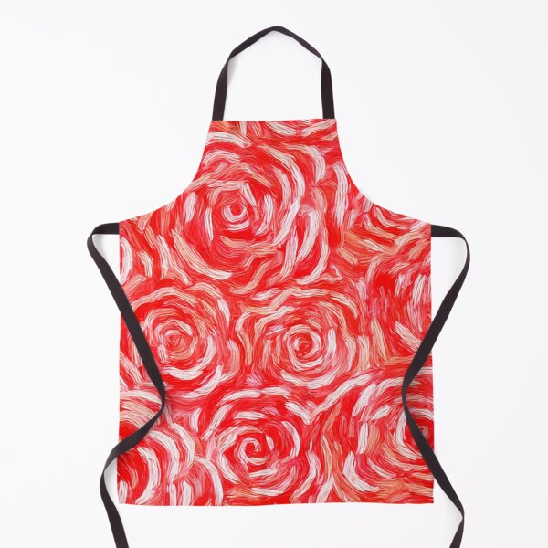 Item preview, Red rose swirl pattern designed and sold by SassyArtistry.