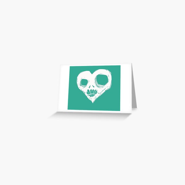 Ghoulish Heart Greeting Card