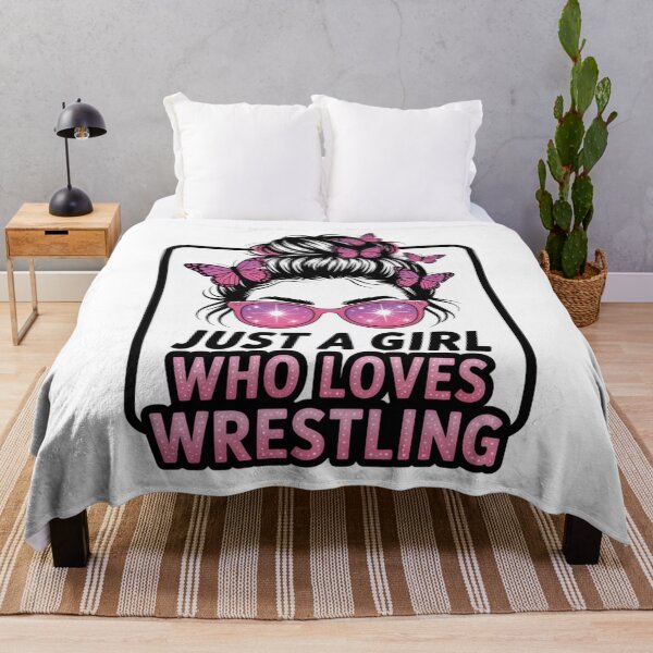 Item preview, Just A Girl Who Loves Wrestling - Wrestler Girl & Women designed and sold by Gogetgiggles.