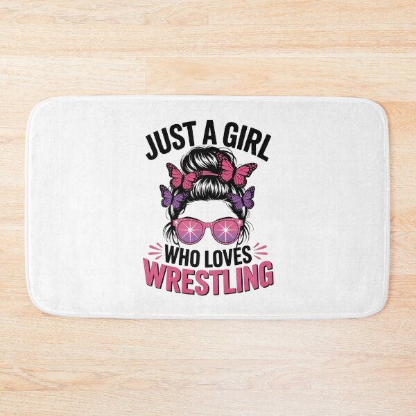 Item preview, Just A Girl Who Loves Wrestling - Wrestler Girl & Women designed and sold by Gogetgiggles.