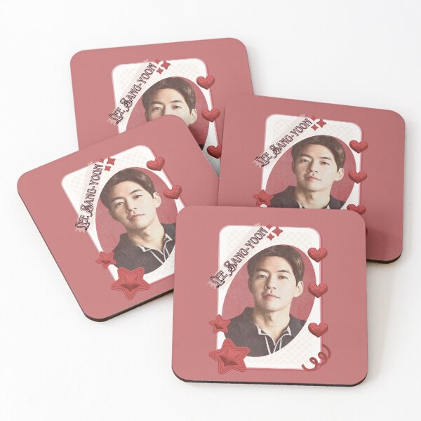 Item preview, Lee Sang-yoon (이상윤) Korean Actor Kdrama Card Red Aesthetic Collage Design designed and sold by AJUNICE STUDIO.