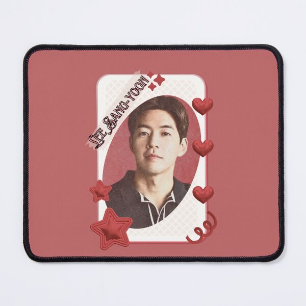 Item preview, Lee Sang-yoon (이상윤) Korean Actor Kdrama Card Red Aesthetic Collage Design designed and sold by AJUNICE STUDIO.