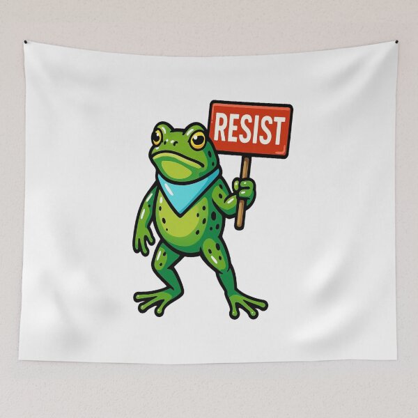 Item preview, RESIST Frog – Portland Protest Inspired Design designed and sold by medarabon04.