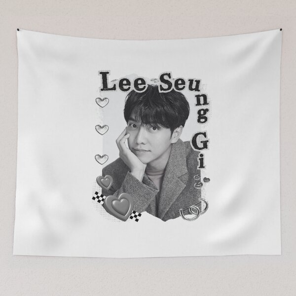 Artikelvorschau, Lee Seung-gi (이승기) Koreanischer Schauspieler Kdrama Schwarz-Weiß-Collage Digitales Kunstporträt entworfen und verkauft von AJUNICE STUDIO.