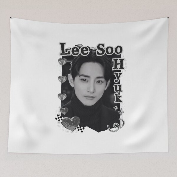 Item preview, Lee Soo-hyuk (이수혁)) Korean Actor Kdrama Black and White Collage Digital Art Portrait designed and sold by AJUNICE STUDIO.