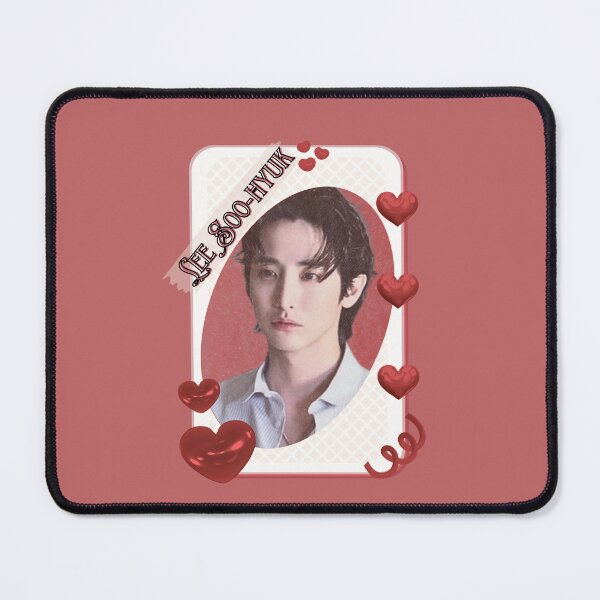 Item preview, Lee Soo-hyuk (이수혁) Korean Actor Kdrama Card Red Aesthetic Collage Design designed and sold by AJUNICE STUDIO.