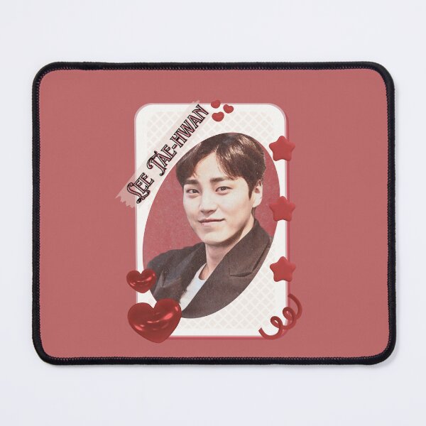 Item preview, Lee Tae-hwan (이태환) Korean Actor Kdrama Card Red Aesthetic Collage Design designed and sold by AJUNICE STUDIO.