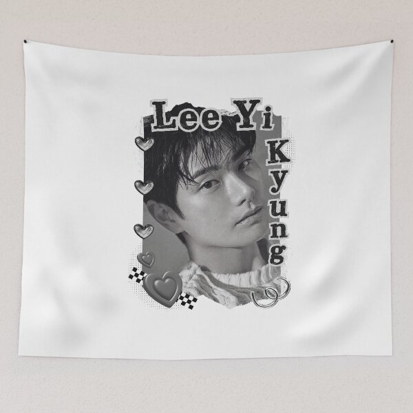 Item preview, Lee Yi-kyung (이이경) Korean Actor Kdrama Black and White Collage Digital Art Portrait designed and sold by AJUNICE STUDIO.
