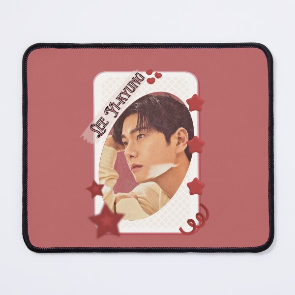 Item preview, Lee Yi-kyung (이이경) Korean Actor Kdrama Card Red Aesthetic Collage Design designed and sold by AJUNICE STUDIO.