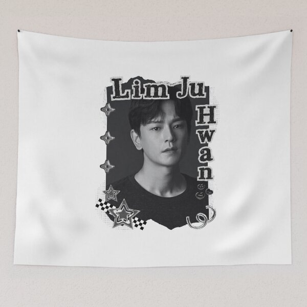 Item preview, Lim Ju-hwan (임주환) Korean Actor Kdrama Black and White Collage Digital Art Portrait designed and sold by AJUNICE STUDIO.