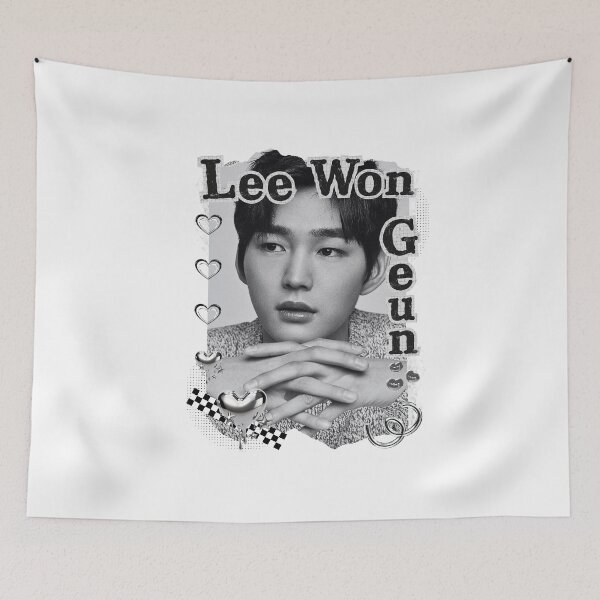 Item preview, Lee Won-geun (이원근) Korean Actor Kdrama Black and White Collage Digital Art Portrait designed and sold by AJUNICE STUDIO.