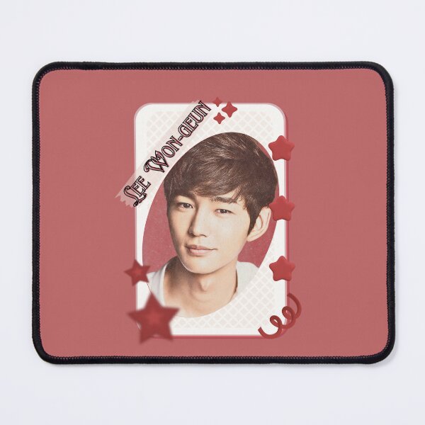 Item preview, Lee Won-geun (이원근) Korean Actor Kdrama Card Red Aesthetic Collage Design designed and sold by AJUNICE STUDIO.