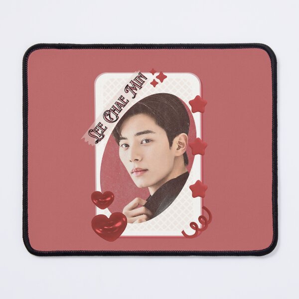 Item preview, Lee Chae Min Korean Actor Kdrama Card Red Aesthetic Collage Design designed and sold by AJUNICE STUDIO.