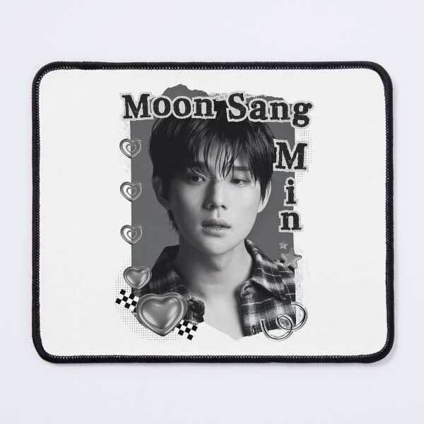 Item preview, Moon Sang-min (문상민) Korean Actor Kdrama Black and White Collage Digital Art Portrait designed and sold by AJUNICE STUDIO.