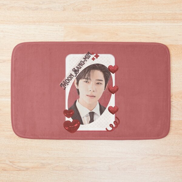 Item preview, Moon Sang-min (문상민) Korean Actor Kdrama Card Red Aesthetic Collage Design designed and sold by AJUNICE STUDIO.