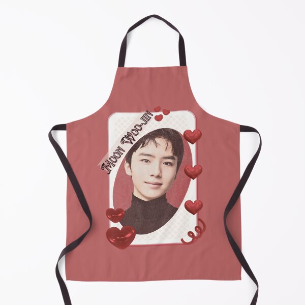 Item preview, Moon Woo-jin (문우진) Korean Actor Kdrama Card Red Aesthetic Collage Design designed and sold by AJUNICE STUDIO.