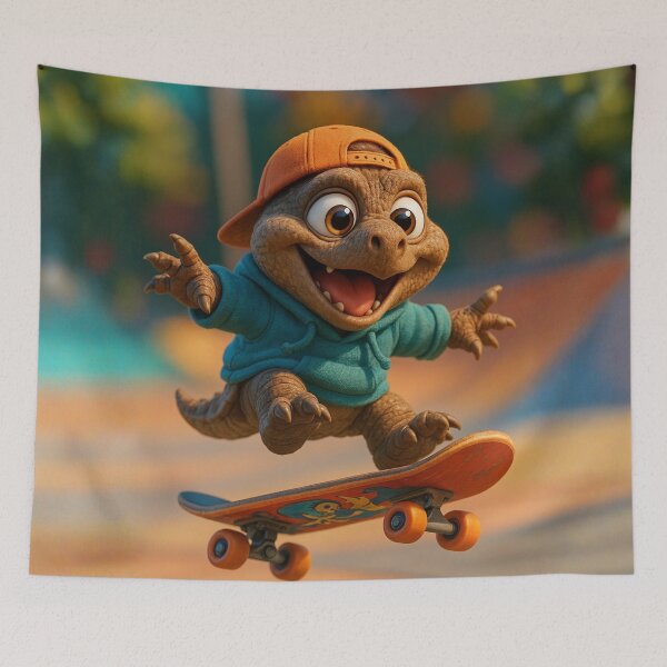 Item preview, Skater Snapping Turtle designed and sold by Sillytoe.