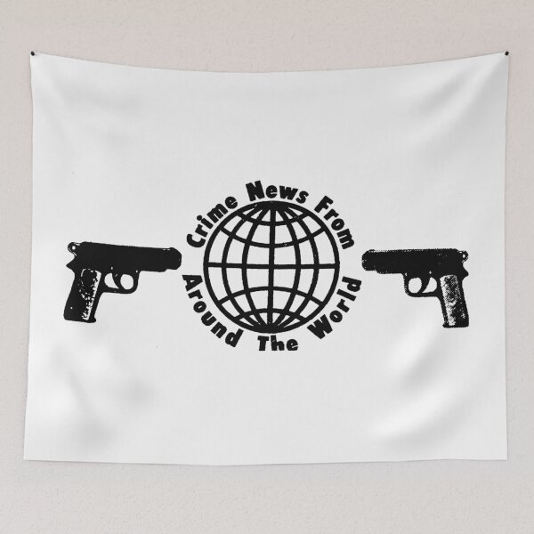 Item preview, CRIME NEWS! — Murder, Mystery & Madness in Bold Type designed and sold by ChickenFund.