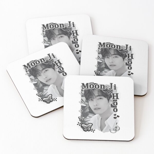 Item preview, Moon Ji-hoo (문지후) Korean Actor Kdrama Black and White Collage Digital Art Portrait designed and sold by AJUNICE STUDIO.