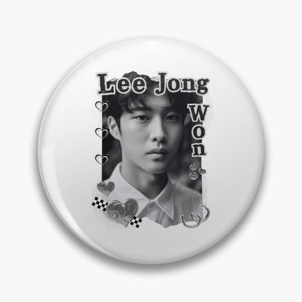 Item preview, Lee Jong Won Korean Actor Kdrama Black and White Collage Digital Art Portrait designed and sold by AJUNICE STUDIO.